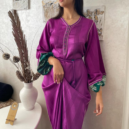 Caftan moderne mauve