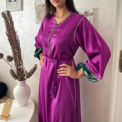 Caftan moderne mauve